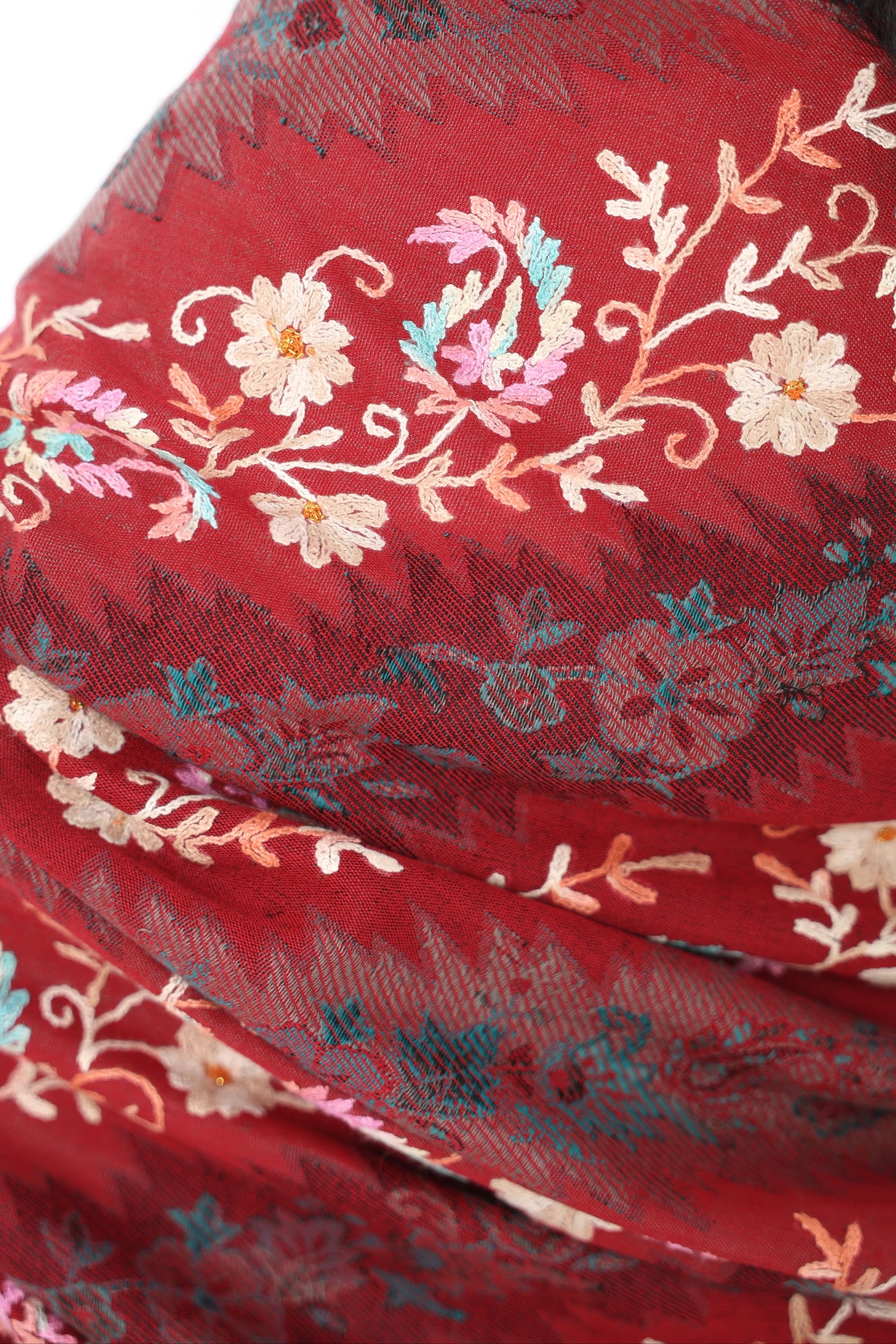NEW Velvet ramadan one of a kind unique material Cashmere Elegant Luxury Beautiful Winter Shawl Shaal Classy Circle Red Gold Damask Patterns Accessories Celebration gift wedding what to wear ootd outfit
